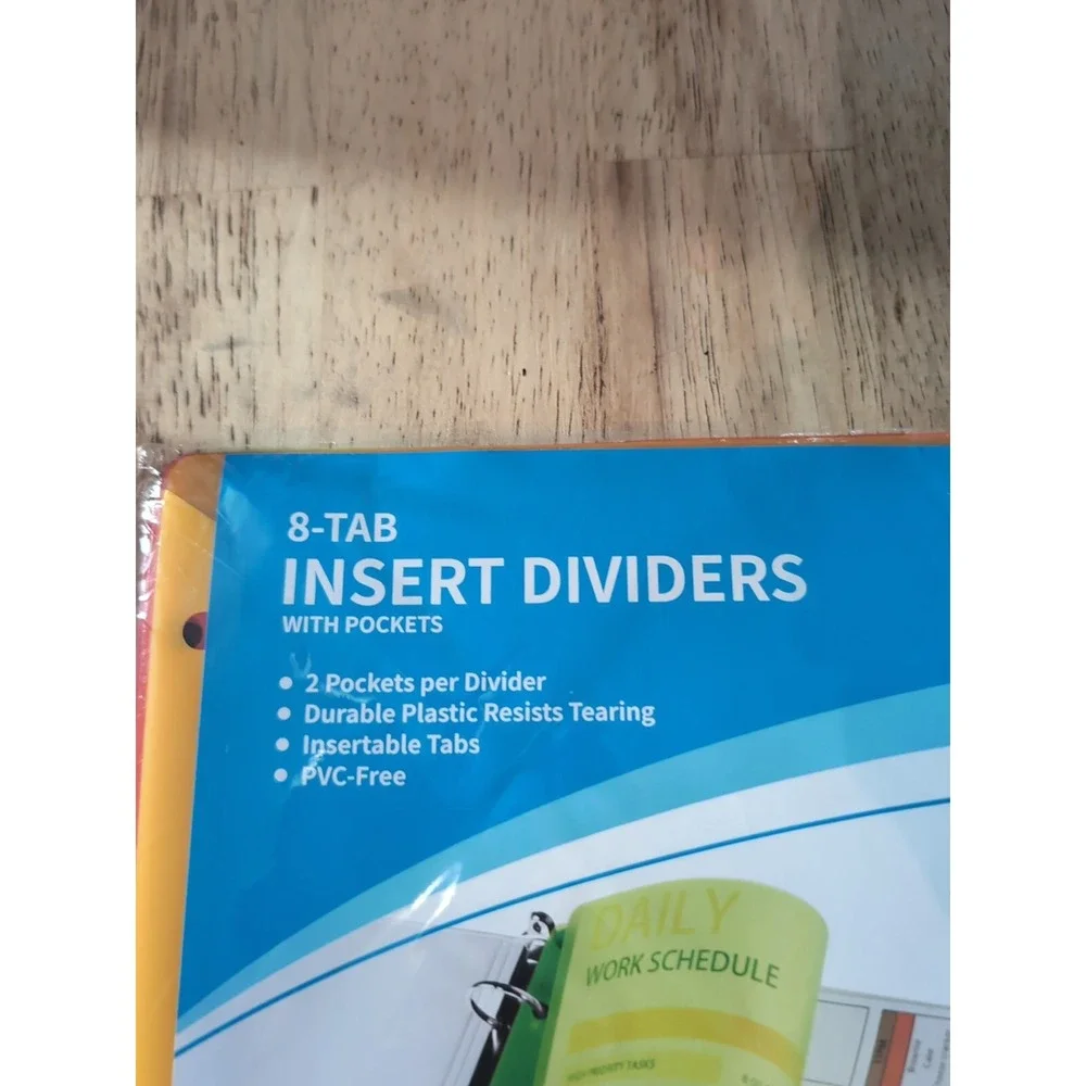 Business Source 32372 Pocket Divider 8‎ X Tab Print-on - 8.50